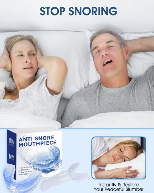 Adjustable Box Anti-Snoring Sleep Aid Mouth Guard